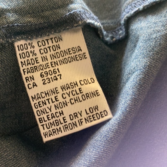 Talbots denim boho dress - Picture 6 of 6